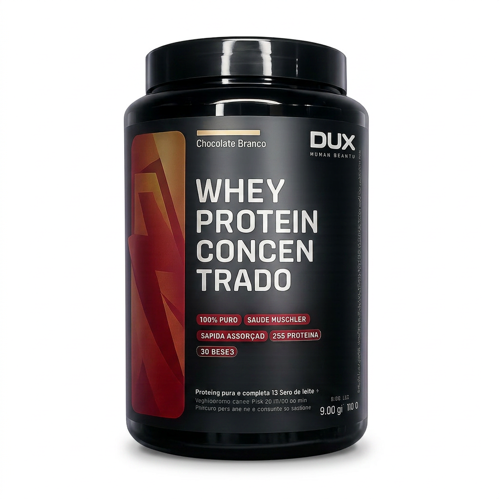 Whey Protein Concentrado DUX, Chocolate Branco